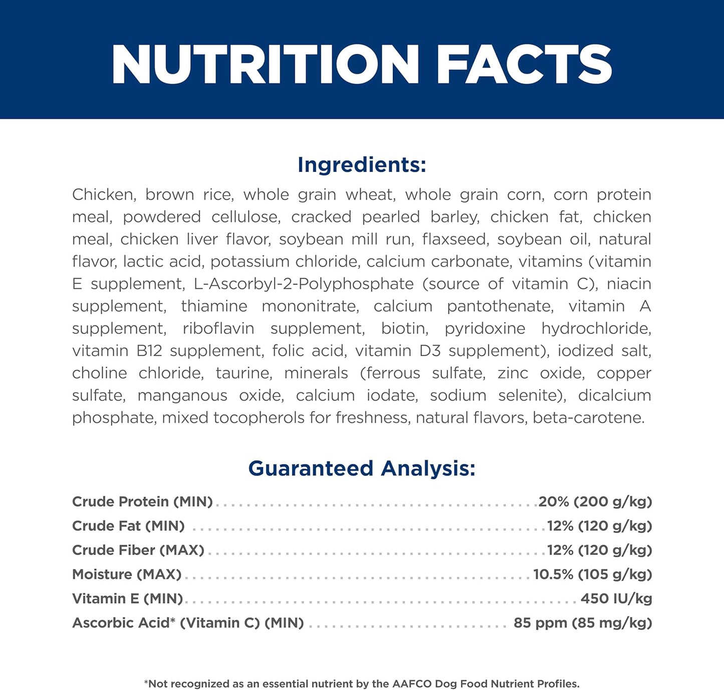 Hill's Science Diet Oral Care, Adult 1-6, Plaque & Tartar Buildup Support, Dry Dog Food, Chicken, Rice, & Barley, 4 lb Bag